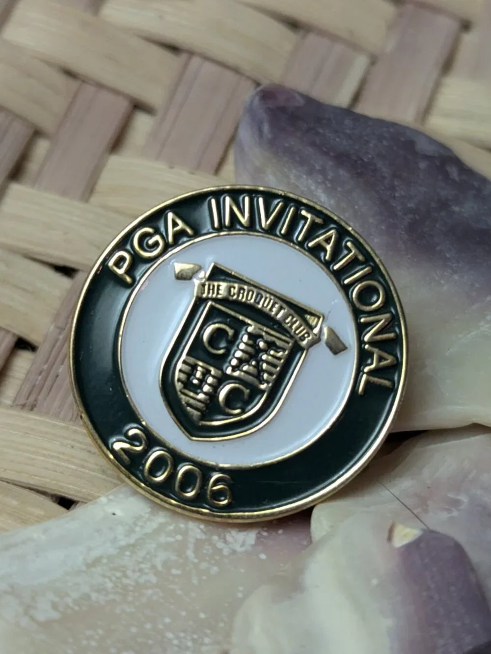 PGA Invitational 2006 the croquet club pin vintage Paragon brand